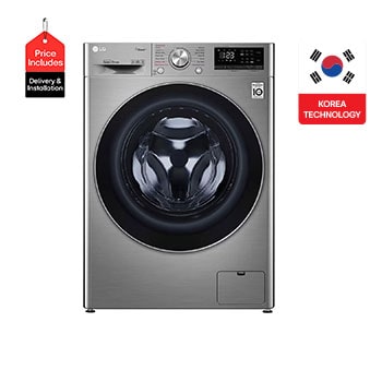 Front view of 9 Kg Vivace Washing Machine, with AI DD technology F4R5VYG2T