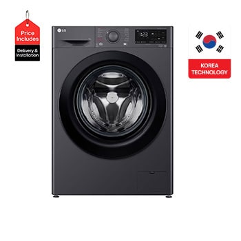 Front view of 9 Kg Vivace Washing Machine, with AI DD technology F4R3VYG6J