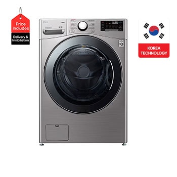 Front view of 20/11 Kg Washer & Dryer , 6 Motion , DD Motor Steam , TurboWash , TurboDry F0L2CRV2TC