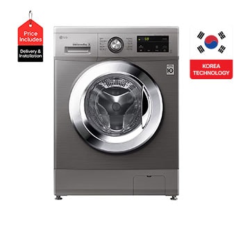 Front view of 8KG Washing Machine Chrome Knob FH2J3TNG5