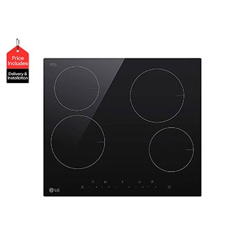 Front Image|LG Cooktop 4 burners radiant hob 60 cm black|CBEZ2414B