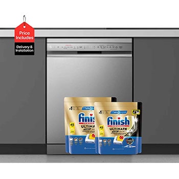 Front Image|LG Dishwasher QuadWash™ Steam | Silver | 14 Place Settings|DFC532FPE