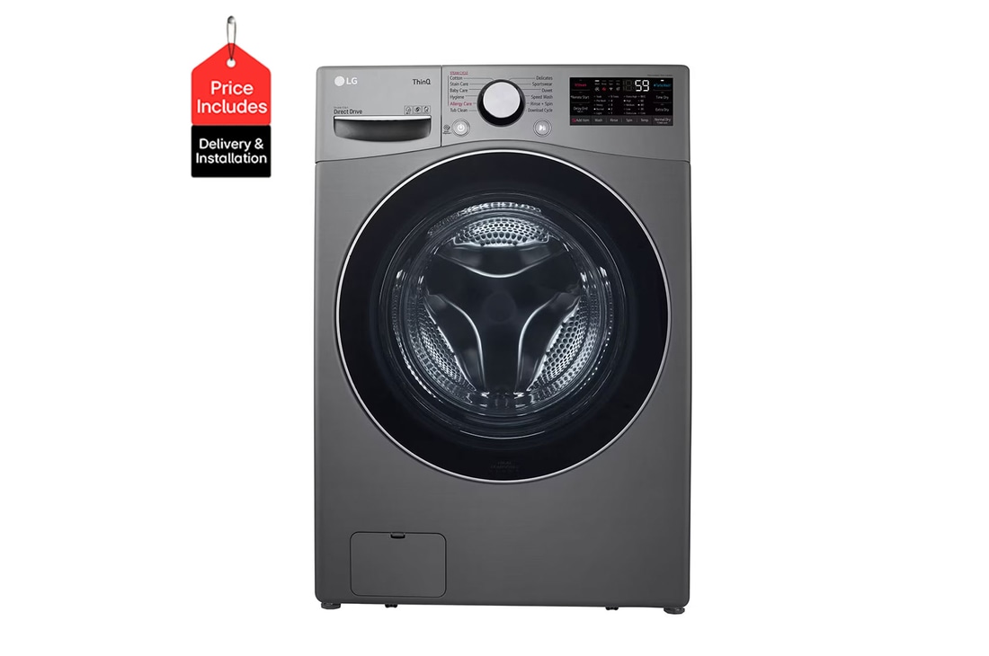 Front Image|15 Kg/8 Washer & Dryer , 6 Motion , AI DD Motor , Steam , TurboWash , TurboDry|F0L9DGP2S