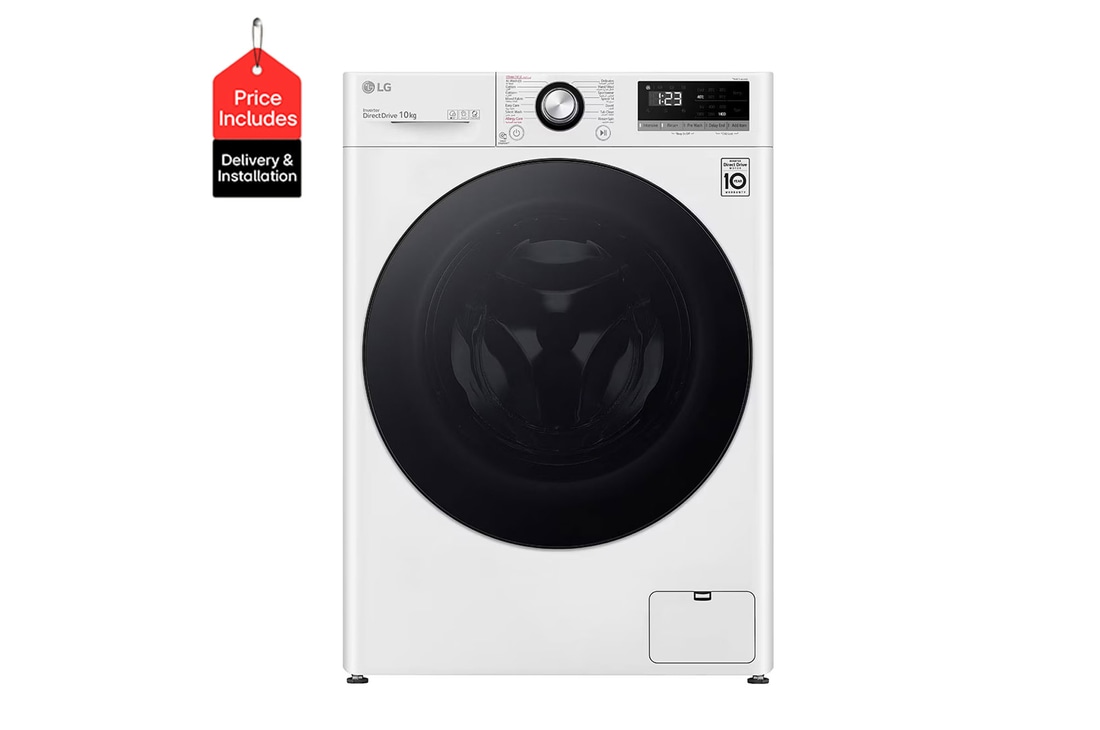 Front View | 10 Kg Vivace Washing Machine, with AI DD technology | F4Y3RYGYWV