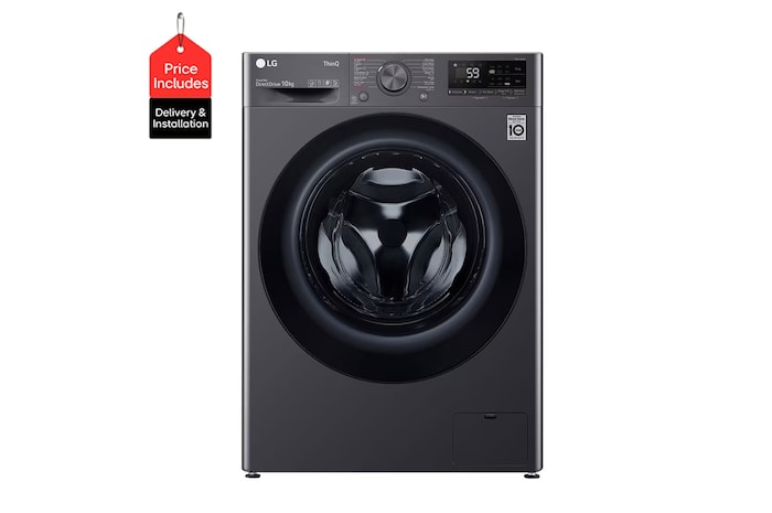 Front View | 10KG Vivace Washing Machine, With AI Wash, AIDD technology | F4Y5RYGYJV