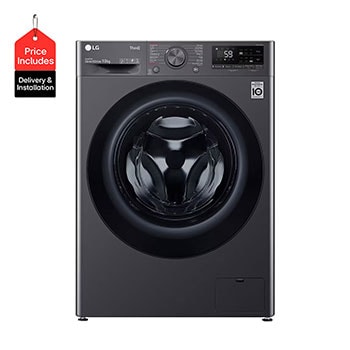 Front View | 10KG Vivace Washing Machine, With AI Wash, AIDD technology | F4Y5RYGYJV
