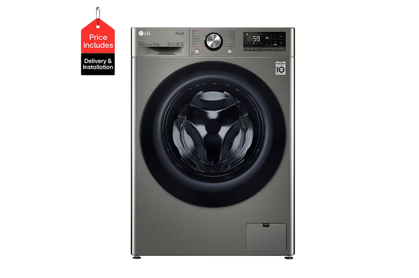 10kg lg washing machine price hot sale
