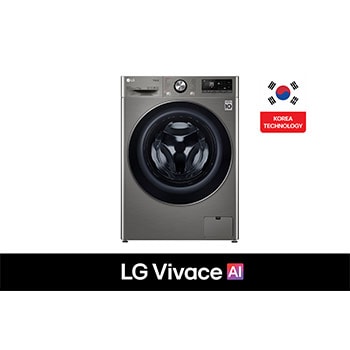 Front view of 11 Kg Vivace Washing Machine, with AI DD technology F4Y9EWG2PV