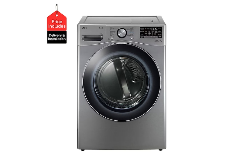 RH16U8EVCW	Front Image|16Kg DUAL Inverter Dryer, sensor dry, Allergy care, Drum care, VCM color, ThinQ (Wi-Fi)|RH16U8EVCW