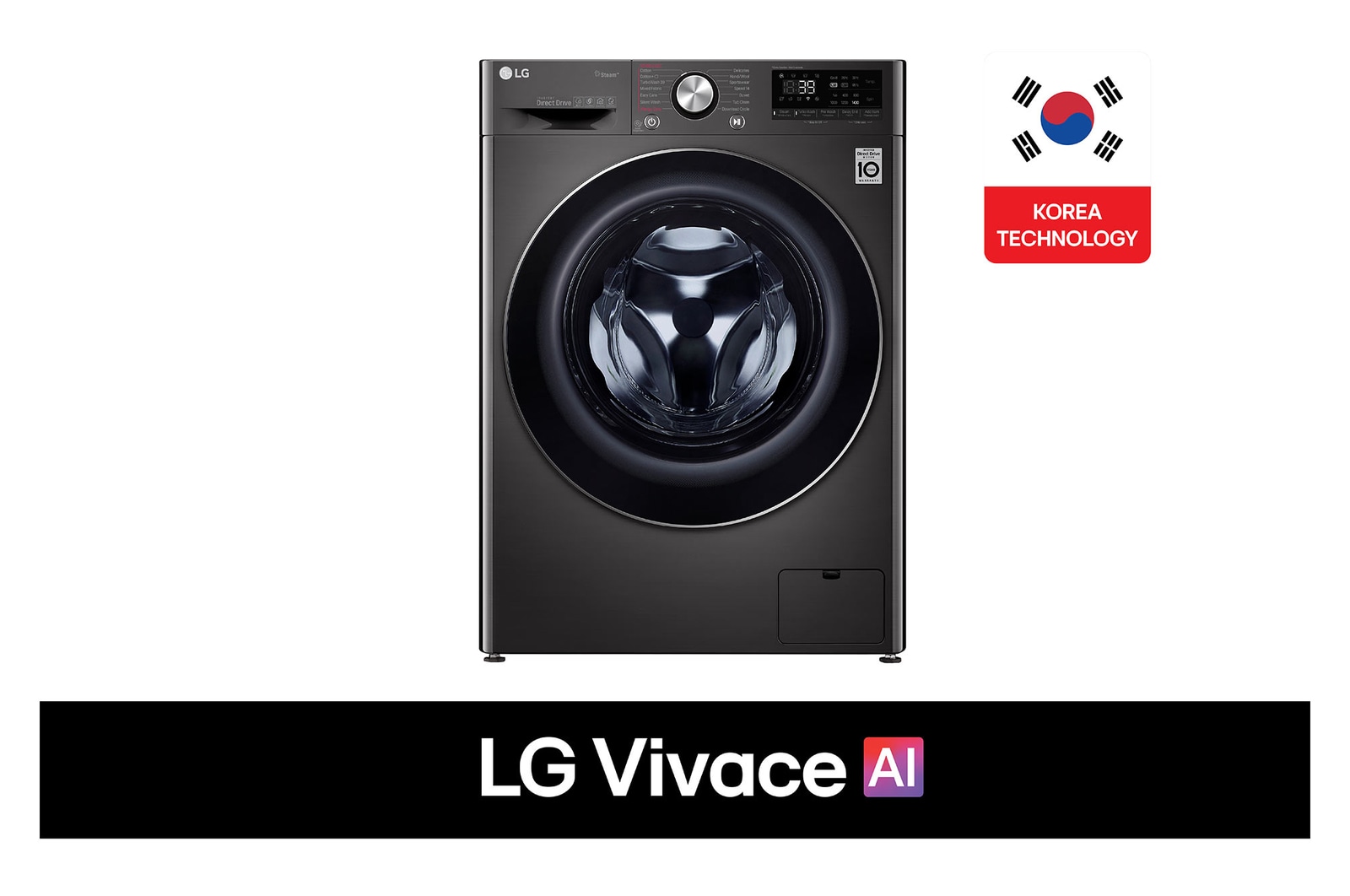 Front view of 9 Kg/ 5 Kg Dryer​, with AI DD technology F4R5VGG2E