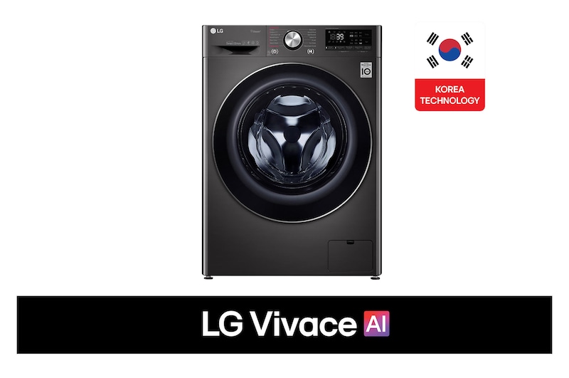 Front view of 9 Kg/ 5 Kg Dryer​, with AI DD technology F4R5VGG2E