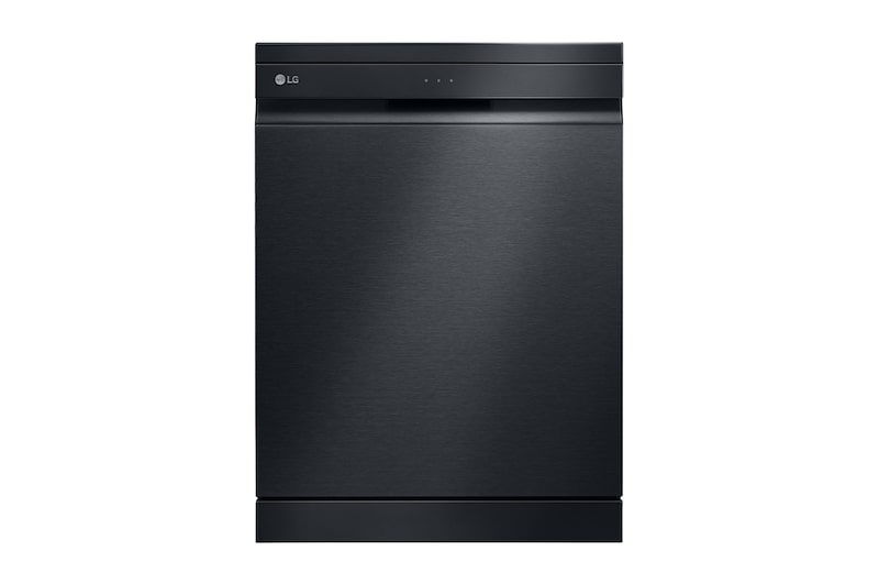 Front Image|14 Persons, LG Dishwasher QuadWash™ Steam, Black|DFC335HM