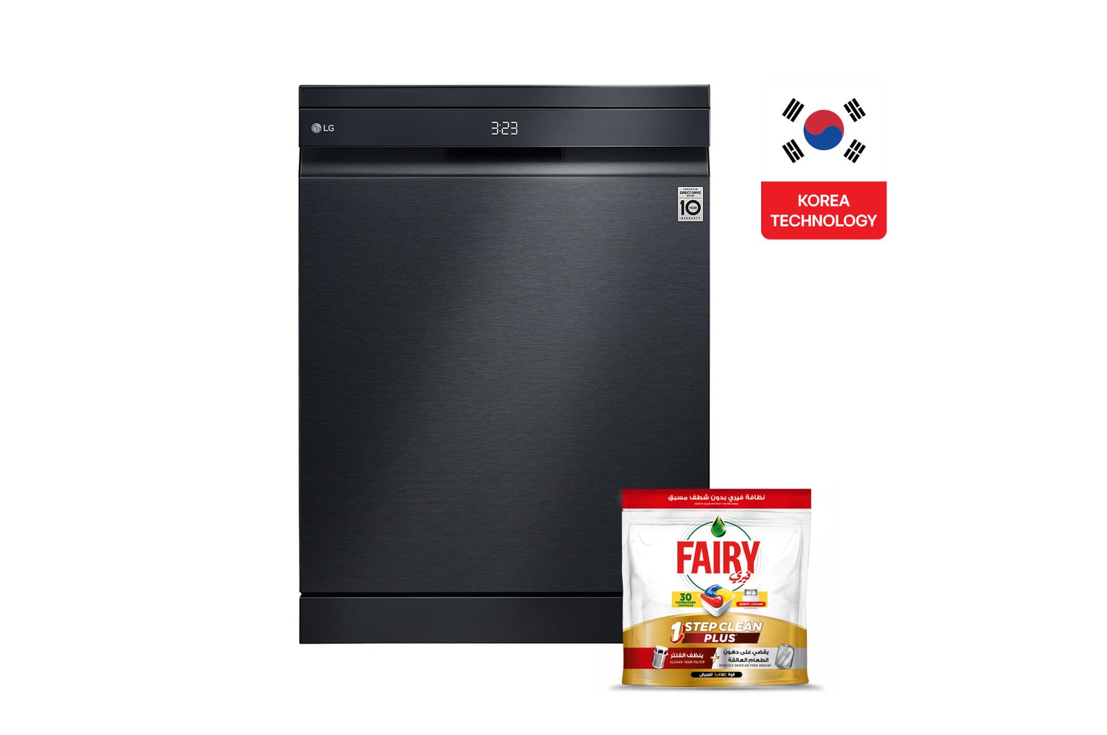 Front view of 14 Places QuadWash™ Dishwasher-Heat Dry DFC287HMS