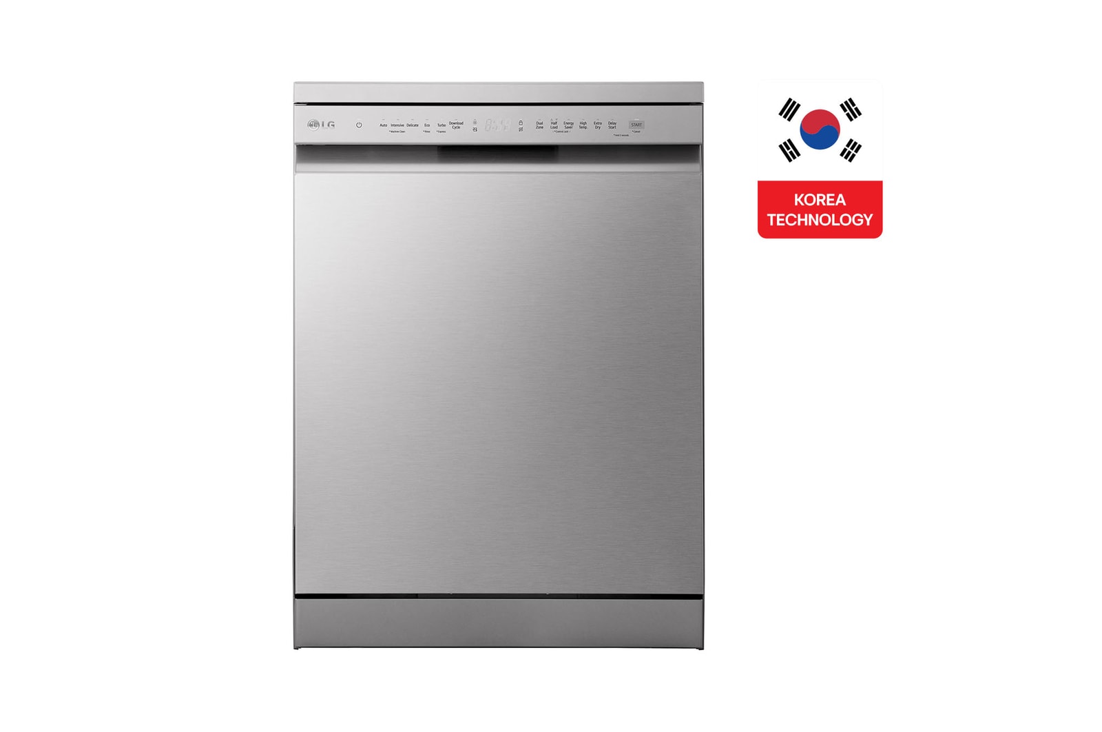 Front view of 14 Places QuadWash™ Dishwasher with AOD DFC513FVE