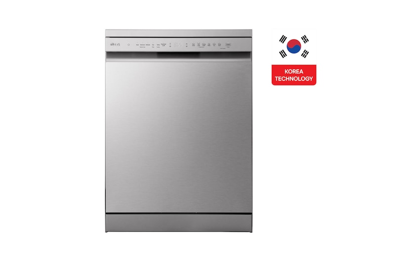 Front view of 14 Places QuadWash™ Dishwasher with AOD DFC513FVE
