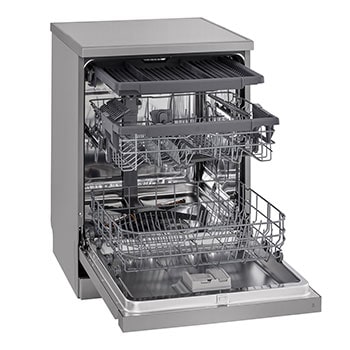 Free-standing LG dishwasher in a modern kitchen