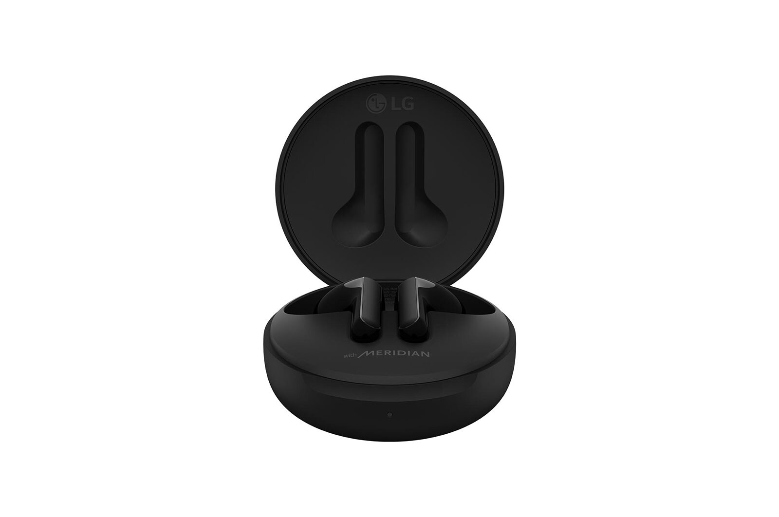 LG TONE Free FN4 True Wireless Bluetooth Earbuds, Wireless Headphones MERIDIAN SOUND with Dual Microphones in Each Earbud for Work/Home Office, IPX4 Water-Resistant, Black, HBS-FN4