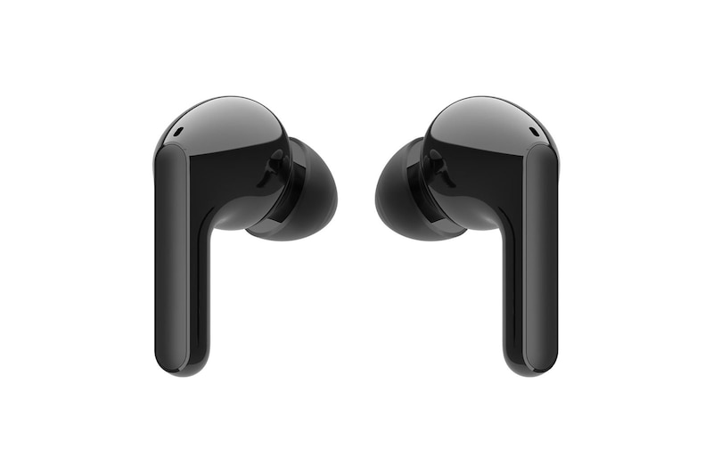 LG TONE Free FN4 True Wireless Bluetooth Earbuds, Wireless Headphones MERIDIAN SOUND with Dual Microphones in Each Earbud for Work/Home Office, IPX4 Water-Resistant, Black, HBS-FN4