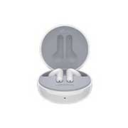 LG TONE Free FN4 True Wireless Bluetooth Earbuds, Wireless Headphones MERIDIAN SOUND with Dual Microphones in Each Earbud for Work/Home Office, IPX4 Water-Resistant, White, HBS-FN4