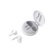 LG TONE Free FN4 True Wireless Bluetooth Earbuds, Wireless Headphones MERIDIAN SOUND with Dual Microphones in Each Earbud for Work/Home Office, IPX4 Water-Resistant, White, HBS-FN4