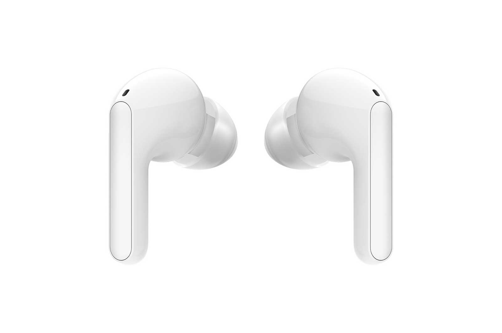 LG TONE Free FN4 True Wireless Bluetooth Earbuds, Wireless Headphones MERIDIAN SOUND with Dual Microphones in Each Earbud for Work/Home Office, IPX4 Water-Resistant, White, HBS-FN4