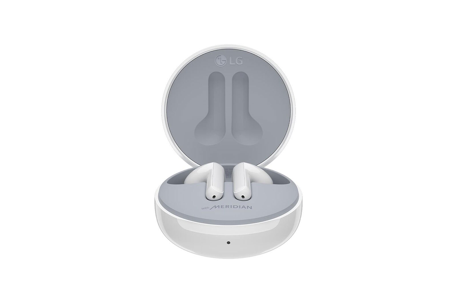 LG TONE Free FN6 True Wireless Bluetooth Earbuds with UVNano 99.9% Bacteria Free Wireless Charging Case, Wireless Headphones with Dual Microphones for Work/Home Office, IPX4 Water-Resistant, White, HBS-FN6