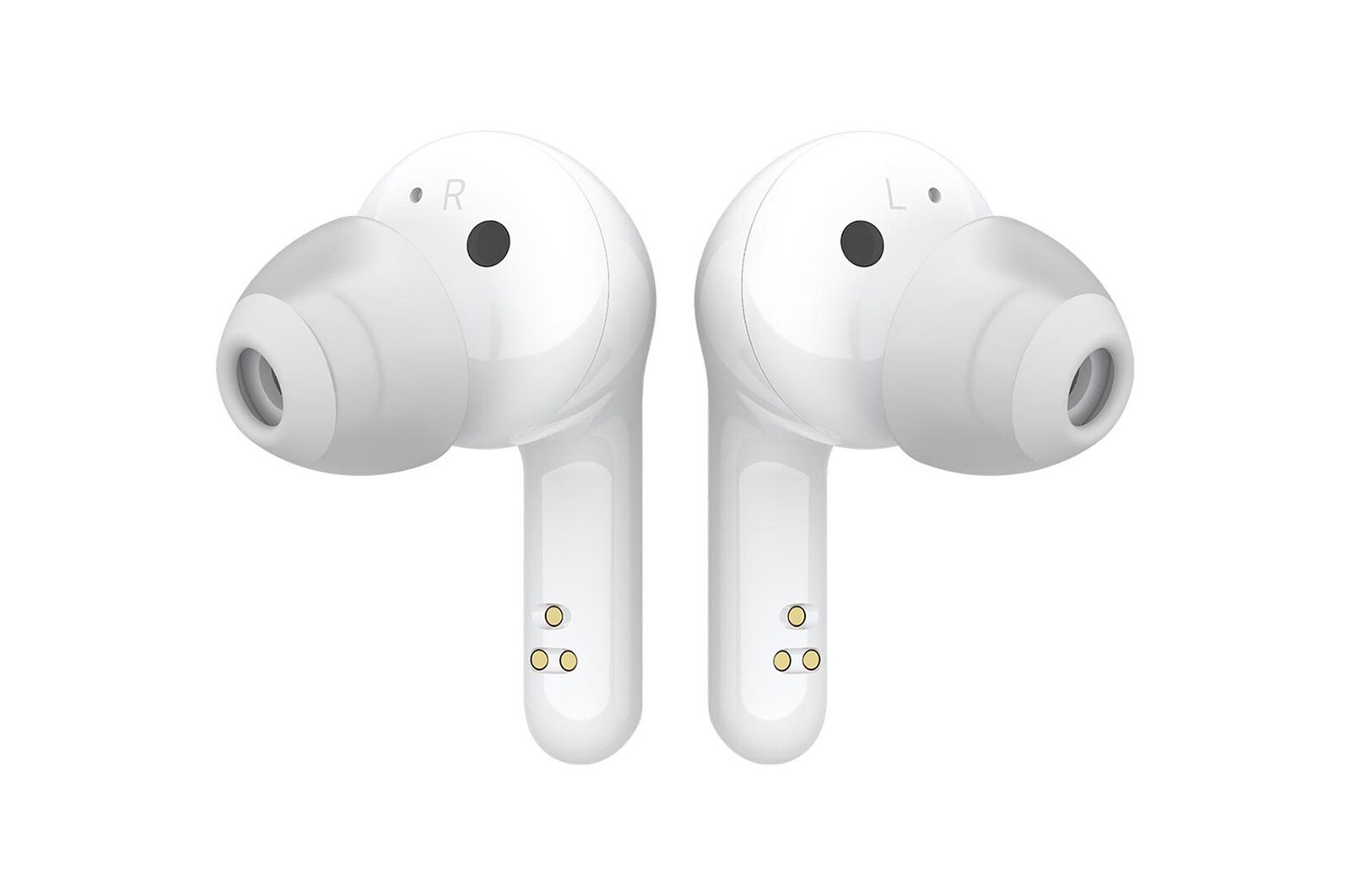 LG TONE Free FN6 True Wireless Bluetooth Earbuds with UVNano 99.9% Bacteria Free Wireless Charging Case, Wireless Headphones with Dual Microphones for Work/Home Office, IPX4 Water-Resistant, White, HBS-FN6