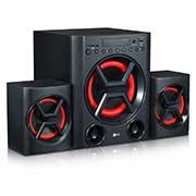 LG Speaker System LK72B, 40W Mini Audio, USB, SD Card, Portable In (New), LK72B