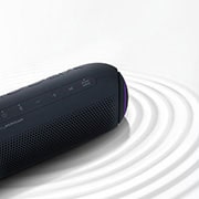 LG XBOOMGo PL5 Blueblack, 20W, with Meridian, Waterproof, Long Battery Life(18hours), Dual Action Bass, Multi color lighting, Party Link (New), PL5