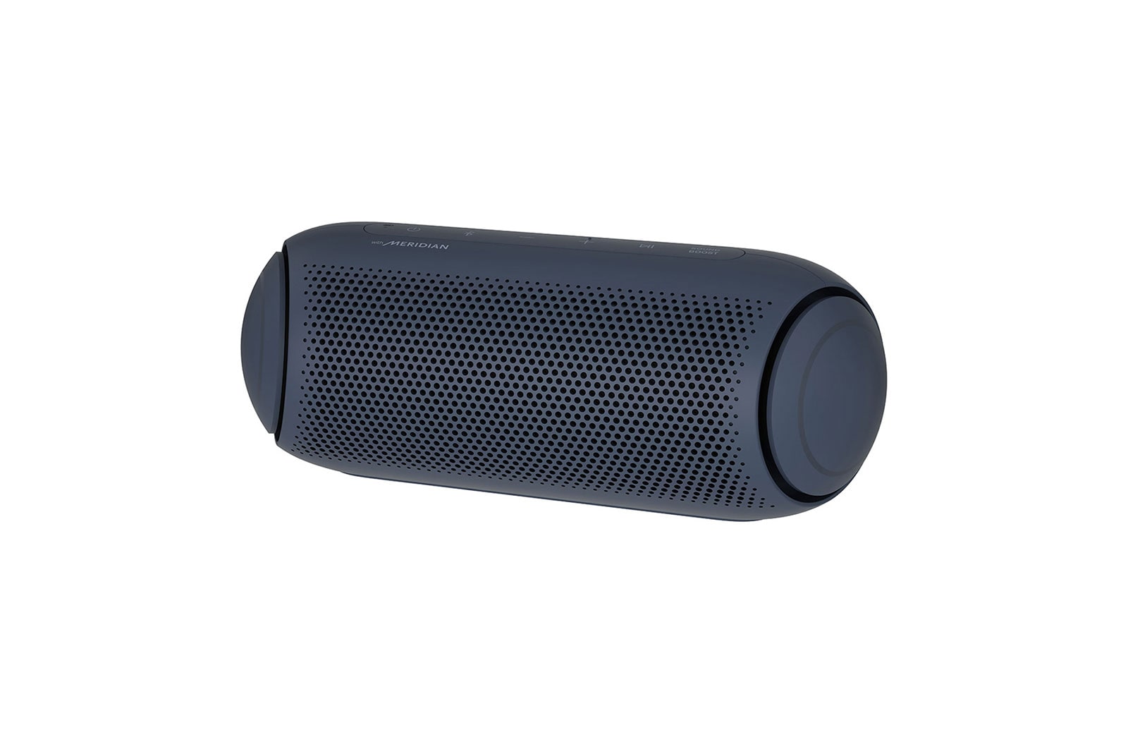 LG XBOOMGo PL5 Blueblack, 20W, with Meridian, Waterproof, Long Battery Life(18hours), Dual Action Bass, Multi color lighting, Party Link (New), PL5