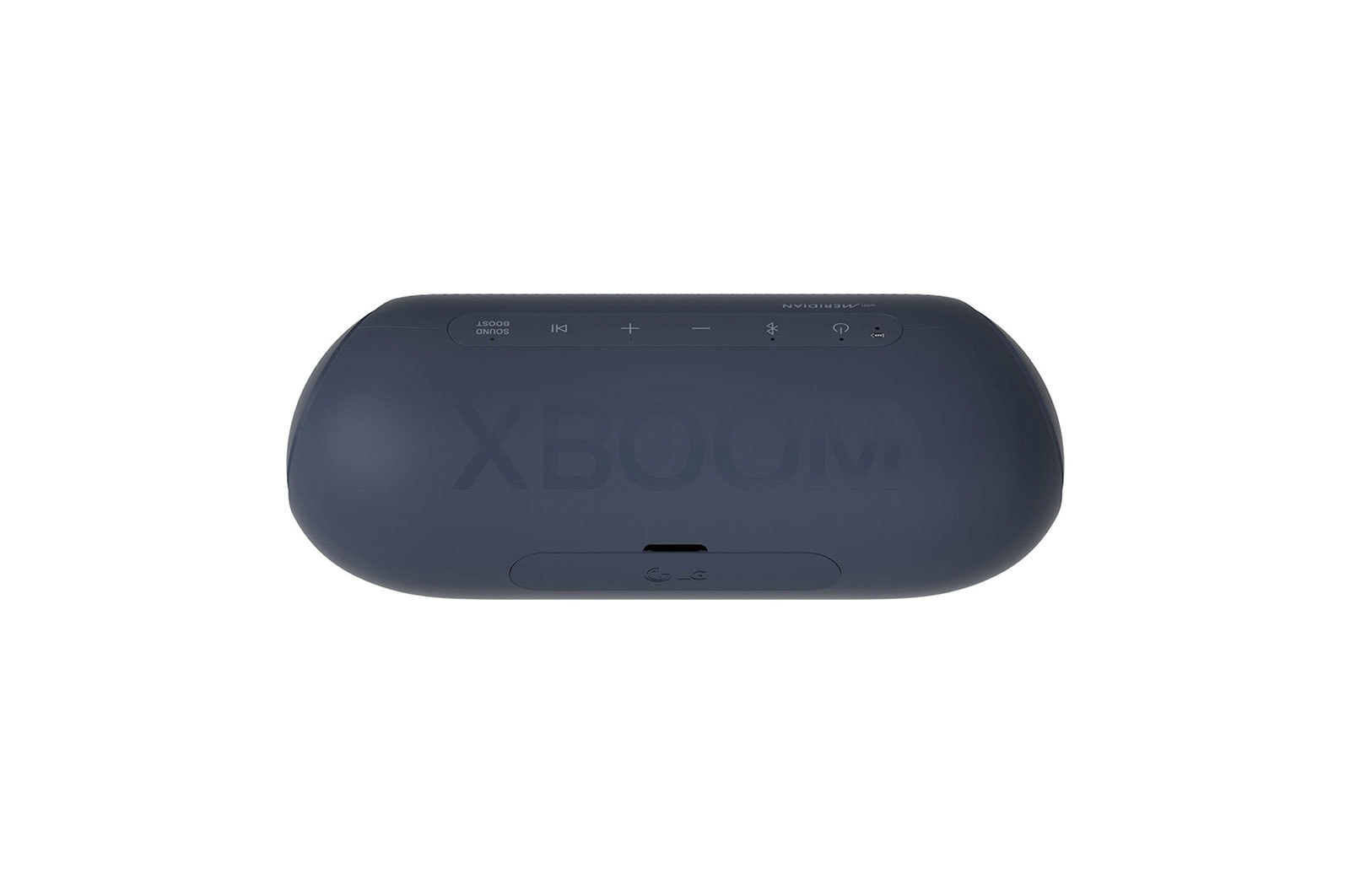 LG XBOOMGo PL5 Blueblack, 20W, with Meridian, Waterproof, Long Battery Life(18hours), Dual Action Bass, Multi color lighting, Party Link (New), PL5
