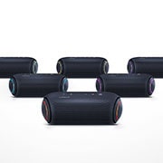 LG XBOOMGo PL7 Blueblack, 30W, with Meridian, Waterproof, Long Battery Life(24hours), Dual Action Bass, Multi color lighting, Party Link (New), PL7