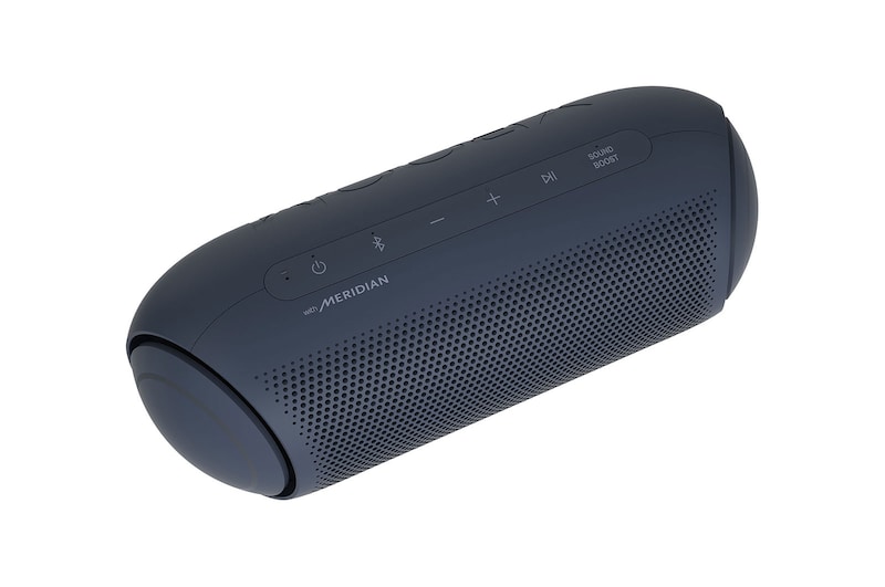 LG XBOOMGo PL7 Blueblack, 30W, with Meridian, Waterproof, Long Battery Life(24hours), Dual Action Bass, Multi color lighting, Party Link (New), PL7