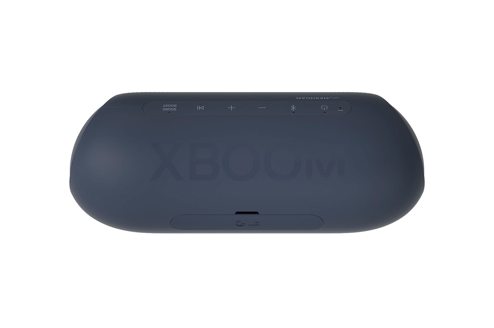 LG XBOOMGo PL7 Blueblack, 30W, with Meridian, Waterproof, Long Battery Life(24hours), Dual Action Bass, Multi color lighting, Party Link (New), PL7