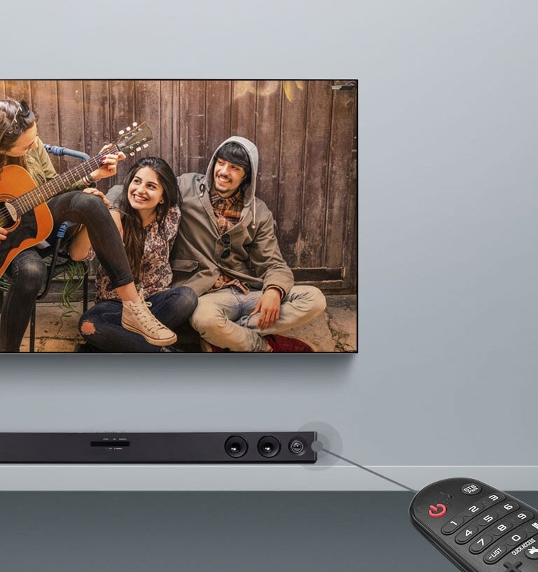 LG Sound Bar SK1D, 2.0ch, 100W, Adaptive Sound Control, Right