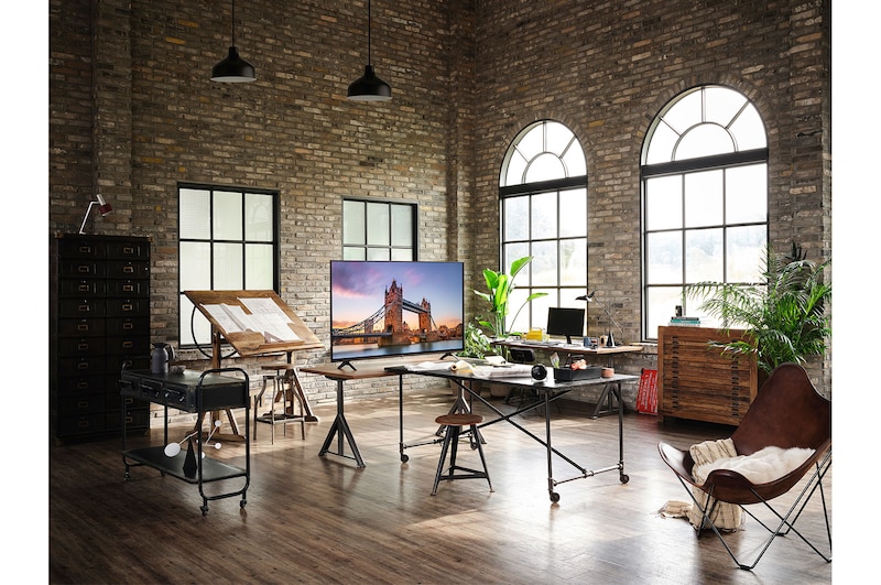LG UHD 4K TV 55 Inch UP75 Series,  4K Active HDR WebOS Smart AI ThinQ , 55UP7500PVG