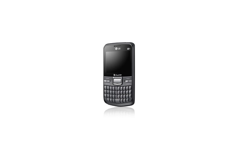 Front view of You can never miss any messages having LG C199 C199