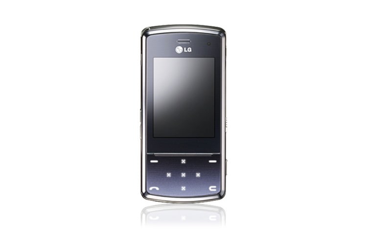 Front view of 10.9mm Mobile Phone Slim &amp; Compact Slider with Tempered Glass &amp; Full Metal Body KF510