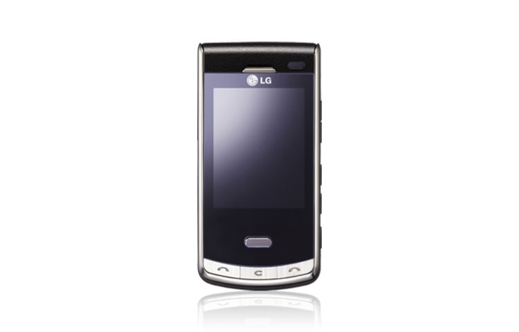 Front view of The Secret with Tempered Glass &amp; Carbon Fiber, Neon Touch Navigation, Slim 5MP Camera, and Google Package KF750