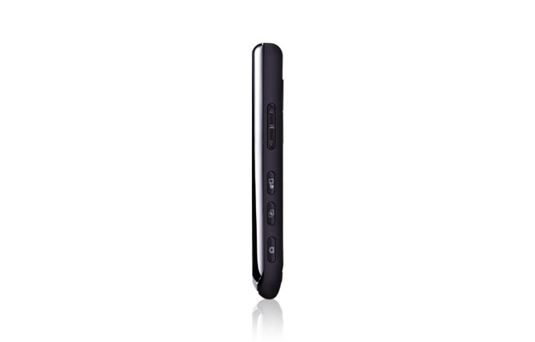 LG The Secret with Tempered Glass & Carbon Fiber, Neon Touch Navigation, Slim 5MP Camera, and Google Package, KF750