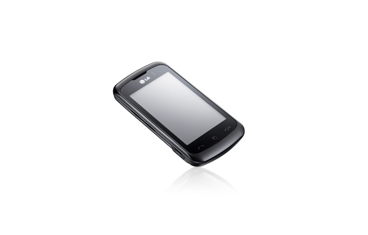 LG Slim full 3" touch enabled screen, 3MP camera, features Dolby mobile sound, KM555