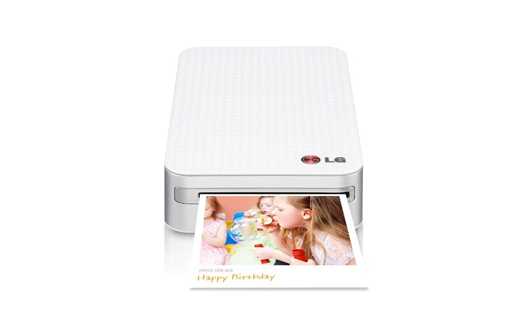 Front view of LG Smart Mobile printer PD233