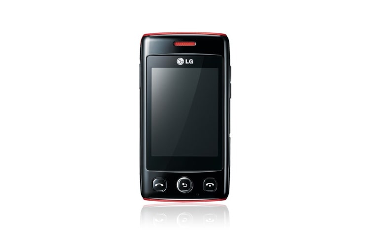 Front view of Virtual Qwerty, Music Widget &amp; FM, Fun &amp; Fast UI, Small &amp; Compact Design T300
