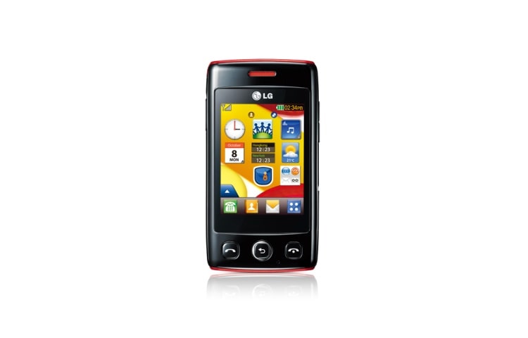 LG Virtual Qwerty, Music Widget & FM, Fun & Fast UI, Small & Compact Design, T300