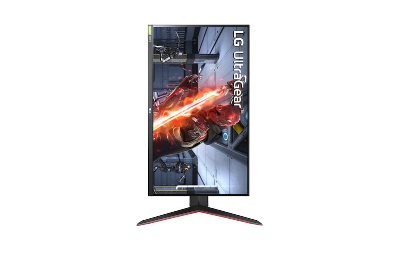 LG 27” UltraGear™ Full HD IPS 1ms (GtG) Gaming Monitor with NVIDIA® G-SYNC® Compatible, 27GN65R-B
