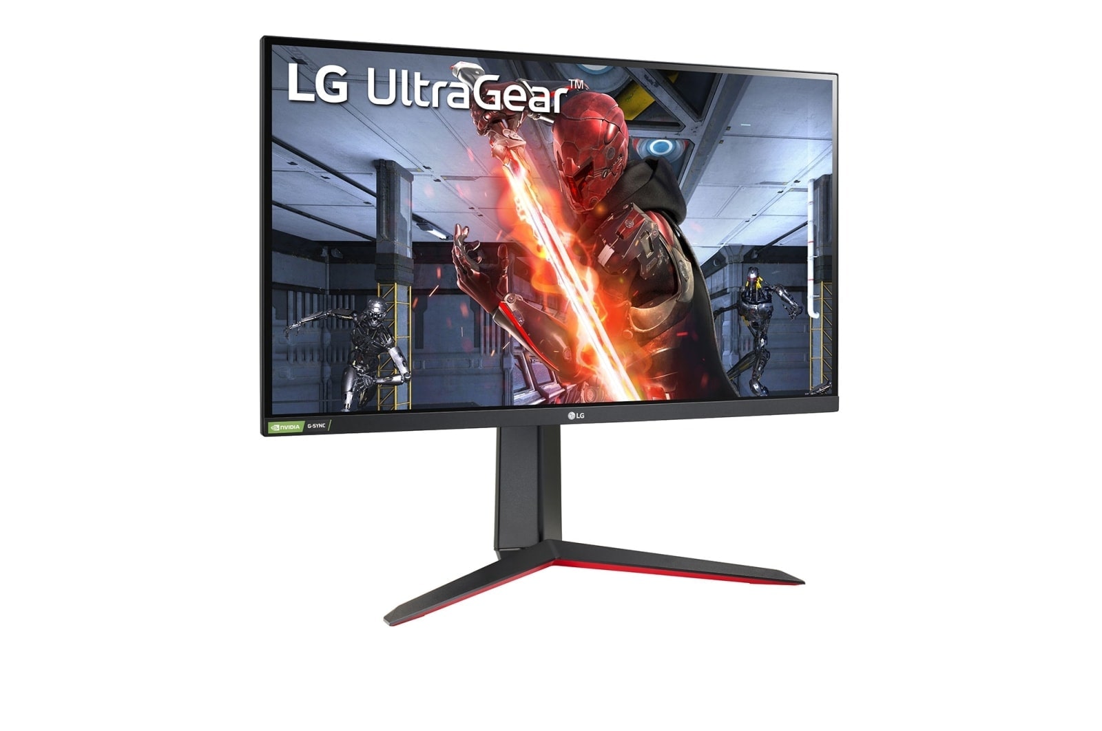 LG 27” UltraGear™ Full HD IPS 1ms (GtG) Gaming Monitor with NVIDIA® G-SYNC® Compatible, 27GN65R-B