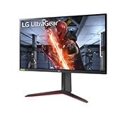 LG 27” UltraGear™ Full HD IPS 1ms (GtG) Gaming Monitor with NVIDIA® G-SYNC® Compatible, 27GN65R-B