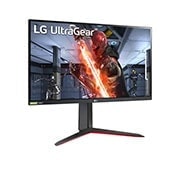 LG 27” UltraGear™ Full HD IPS 1ms (GtG) Gaming Monitor with NVIDIA® G-SYNC® Compatible, 27GN65R-B