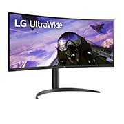 LG 34'' Curved UltraWide QHD HDR FreeSync™ Premium Monitor with 160Hz Refresh Rate, 34WP65C-B