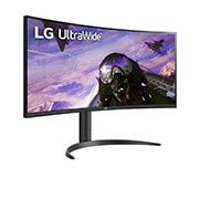 LG 34'' Curved UltraWide QHD HDR FreeSync™ Premium Monitor with 160Hz Refresh Rate, 34WP65C-B